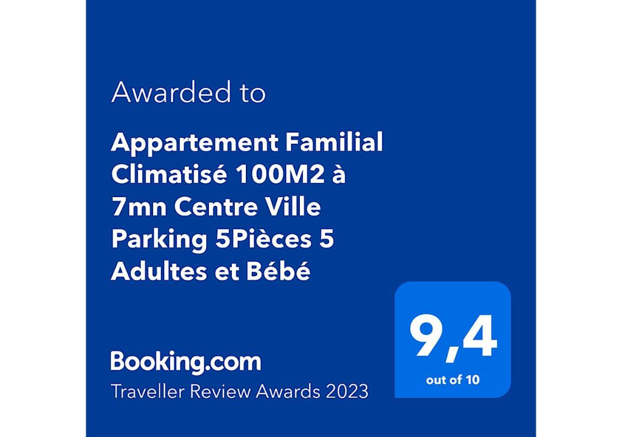 דיז'ון Appartement Climatise 100M2 7Mn Centre Ville Garage 5Pieces 5 Adultes Bebe Arrivee Autonome מראה חיצוני תמונה
